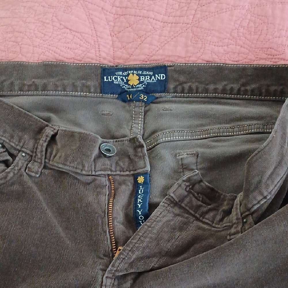 Lucky Brand Brown Corduroy Jeans